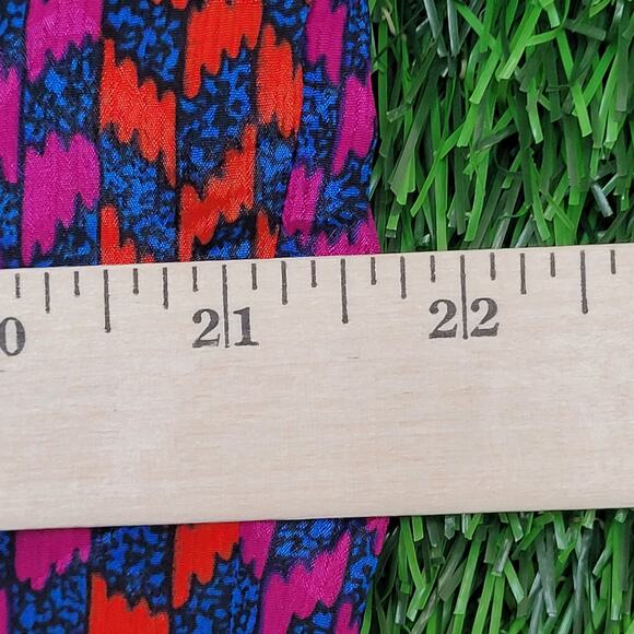 Vintage 90s MOD HIppie Button Shirt Womens Medium 22x24 Purple - Picture 10 of 12